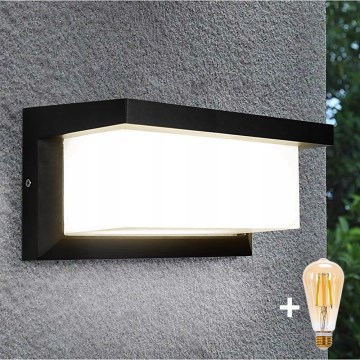 LED Stmívatelné venkovní nástěnné svítidlo NEELY 1xE27/W/230V 2700-6500K IP54 černá