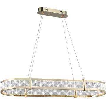 LED Stmívatelný křišťálový lustr na lanku ENRIQUE LED/50W//230V 3000-6000K + dálkové ovládání