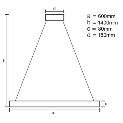 LED Stmívatelný křišťálový lustr na lanku LED/40W/230V 3000-6500K + dálkové ovládání