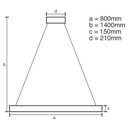 LED Stmívatelný křišťálový lustr na lanku LED/55W/230V 3000-6500K + dálkové ovládání