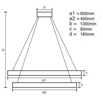 LED Stmívatelný křišťálový lustr na lanku LED/70W/230V 3000-6500K + dálkové ovládání