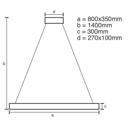 LED Stmívatelný křišťálový lustr na lanku LED/90W/230V 3000-6500K + dálkové ovládání