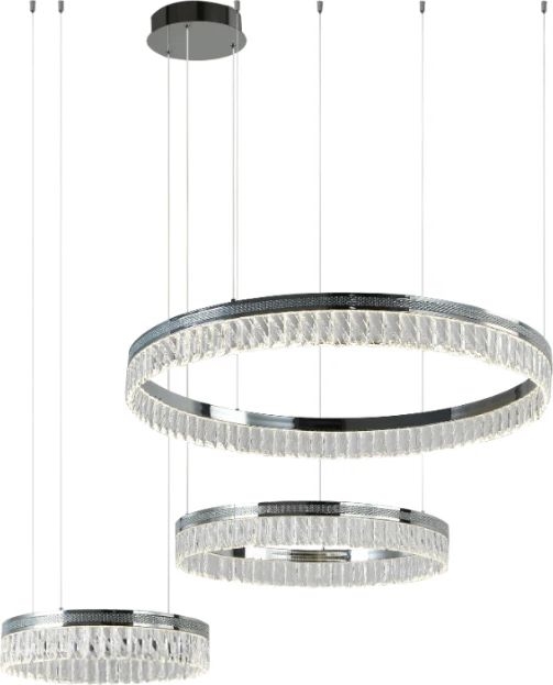 LED Stmívatelný křišťálový lustr na lanku THALIA LED/120W/230V 3000-6000K + dálkové ovládání