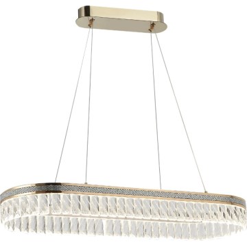 LED Stmívatelný křišťálový lustr na lanku THALIA LED/50W/230V 3000-6000K + dálkové ovládání