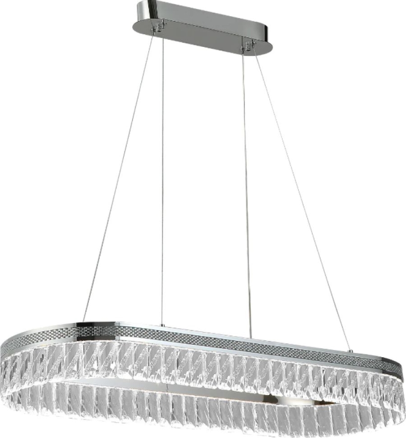 LED Stmívatelný křišťálový lustr na lanku THALIA LED/50W/230V 3000-6000K + dálkové ovládání