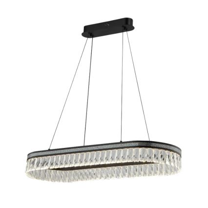 LED Stmívatelný křišťálový lustr na lanku THALIA LED/50W/230V 3000-6000K + dálkové ovládání