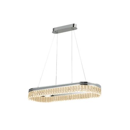 LED Stmívatelný křišťálový lustr na lanku THALIA LED/50W/230V 3000-6000K + dálkové ovládání