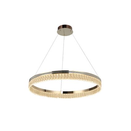 LED Stmívatelný křišťálový lustr na lanku THALIA LED/55W/230V 3000-6000K pr. 80 cm + dálkové ovládání