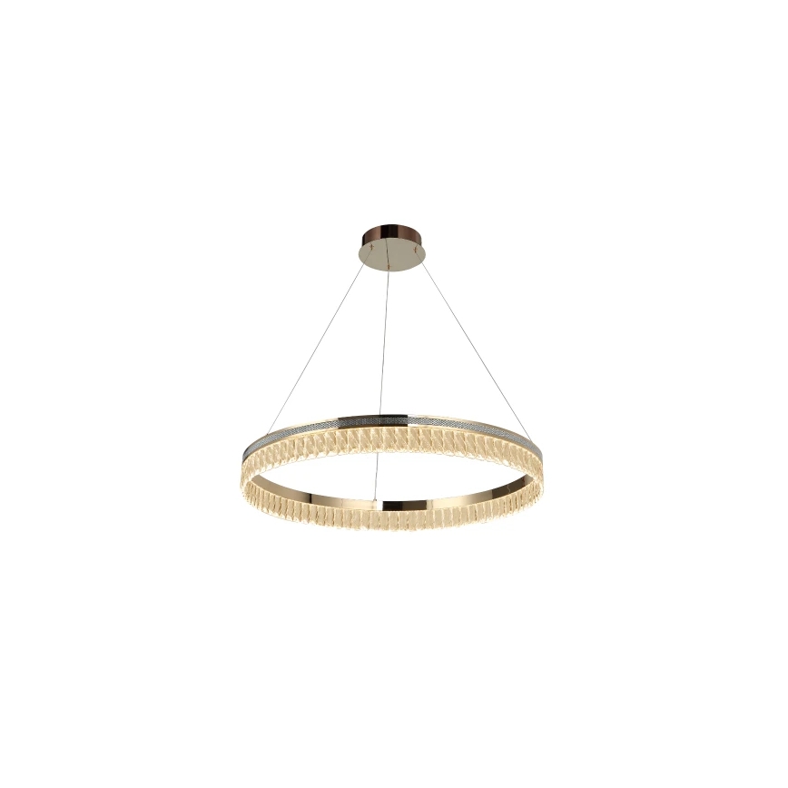 LED Stmívatelný křišťálový lustr na lanku THALIA LED/55W/230V 3000-6000K pr. 80 cm + dálkové ovládání