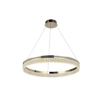 LED Stmívatelný křišťálový lustr na lanku THALIA LED/55W/230V 3000-6000K pr. 80 cm + dálkové ovládání