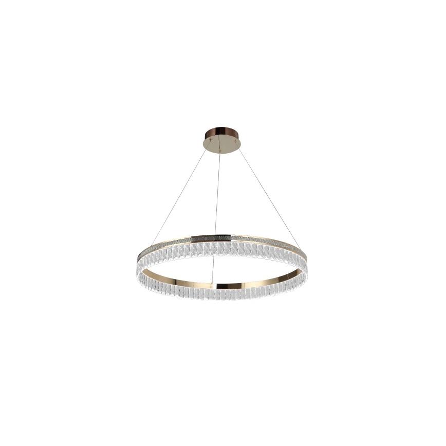 LED Stmívatelný křišťálový lustr na lanku THALIA LED/55W/230V 3000-6000K pr. 80 cm + dálkové ovládání
