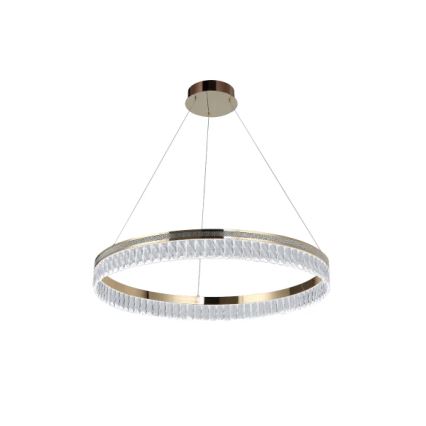 LED Stmívatelný křišťálový lustr na lanku THALIA LED/55W/230V 3000-6000K pr. 80 cm + dálkové ovládání