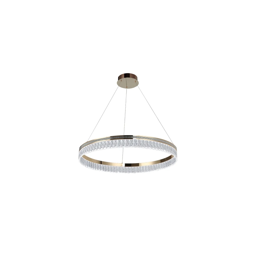 LED Stmívatelný křišťálový lustr na lanku THALIA LED/55W/230V 3000-6000K pr. 80 cm + dálkové ovládání