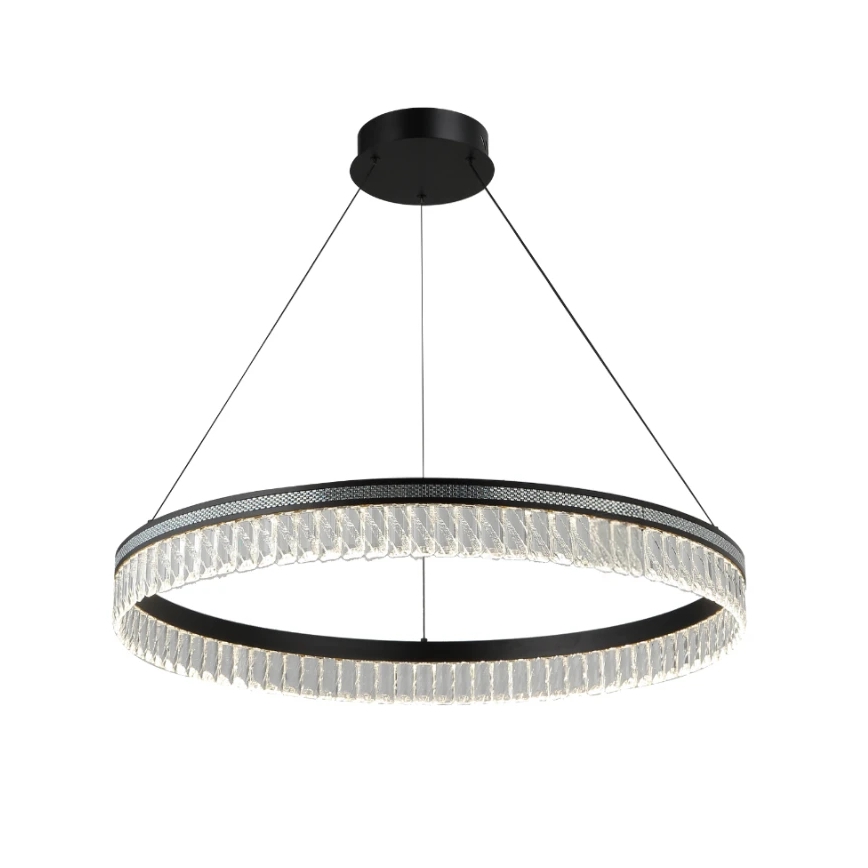 LED Stmívatelný křišťálový lustr na lanku THALIA LED/55W/230V 3000-6000K pr. 80 cm + dálkové ovládání