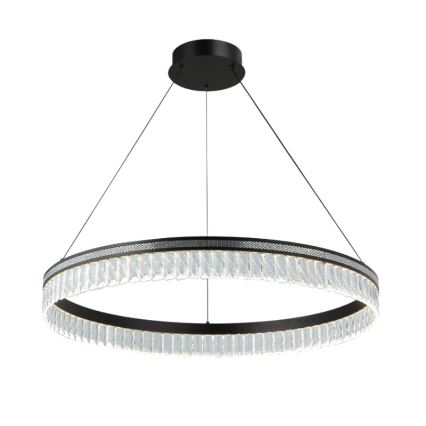 LED Stmívatelný křišťálový lustr na lanku THALIA LED/55W/230V 3000-6000K pr. 80 cm + dálkové ovládání