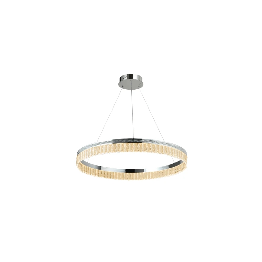 LED Stmívatelný křišťálový lustr na lanku THALIA LED/55W/230V 3000-6000K pr. 80 cm + dálkové ovládání