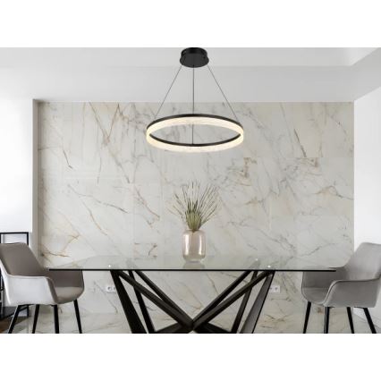 LED Stmívatelný lustr na lanku ALIANZ LED/60W/230V 3000-6000K pr. 80 cm + dálkové ovládání