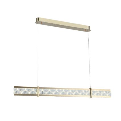 LED Stmívatelný křišťálový lustr na lanku ENRIQUE LED/20W//230V 3000-6000K + dálkové ovládání