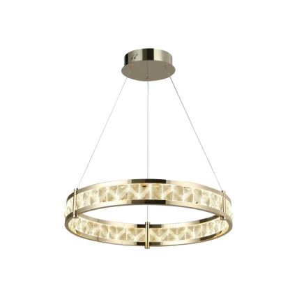 LED Stmívatelný křišťálový lustr na lanku ENRIQUE LED/55W//230V 3000-6000K pr. 80 cm + dálkové ovládání