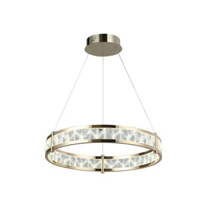 LED Stmívatelný křišťálový lustr na lanku ENRIQUE LED/55W//230V 3000-6000K pr. 80 cm + dálkové ovládání