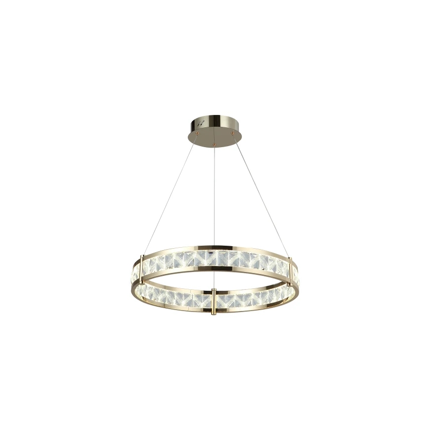 LED Stmívatelný křišťálový lustr na lanku ENRIQUE LED/55W//230V 3000-6000K pr. 80 cm + dálkové ovládání