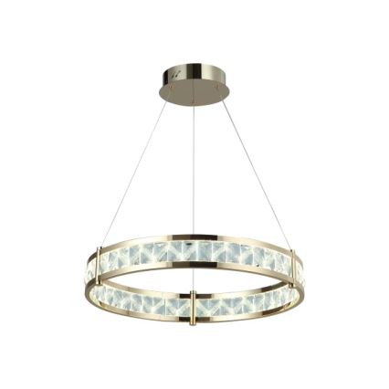 LED Stmívatelný křišťálový lustr na lanku ENRIQUE LED/55W//230V 3000-6000K pr. 80 cm + dálkové ovládání