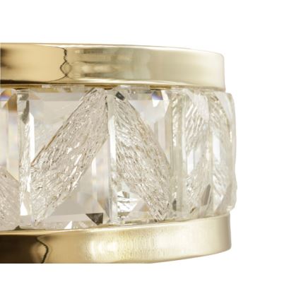 LED Stmívatelný křišťálový lustr na lanku ENRIQUE LED/55W//230V 3000-6000K pr. 80 cm + dálkové ovládání