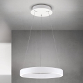 LED Stmívatelný lustr na lanku KOLK LED/40W/230V 2700/3000/4000K pr. 40 cm bílá