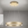 LED Stmívatelný lustr na lanku KOLK LED/40W/230V 2700/3000/4000K pr. 40 cm zlatá