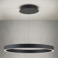 LED Stmívatelný lustr na lanku KOLK LED/60W/230V 2700/3000/4000K pr. 60 cm černá
