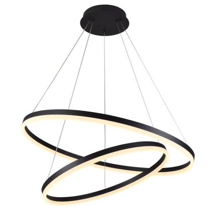 LED Stmívatelný lustr na lanku LED/100W/230V 3000-6500K pr. 80 cm + dálkové ovládání