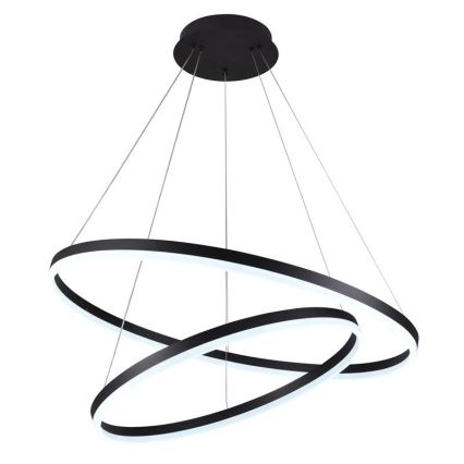 LED Stmívatelný lustr na lanku LED/100W/230V 3000-6500K pr. 80 cm + dálkové ovládání