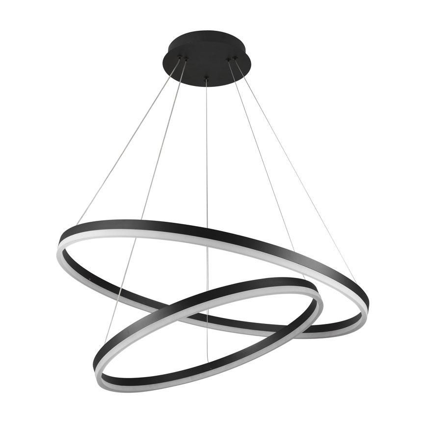 LED Stmívatelný lustr na lanku LED/100W/230V 3000-6500K pr. 80 cm + dálkové ovládání