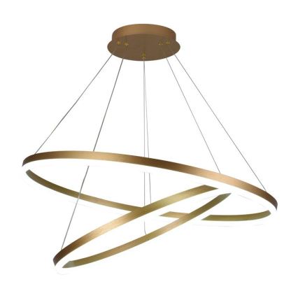 LED Stmívatelný lustr na lanku LED/100W/230V 3000-6500K pr. 80 cm + dálkové ovládání