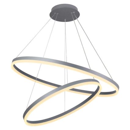 LED Stmívatelný lustr na lanku LED/100W/230V 3000-6500K pr. 80 cm + dálkové ovládání