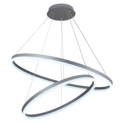 LED Stmívatelný lustr na lanku LED/100W/230V 3000-6500K pr. 80 cm + dálkové ovládání
