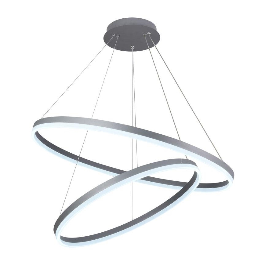 LED Stmívatelný lustr na lanku LED/100W/230V 3000-6500K pr. 80 cm + dálkové ovládání