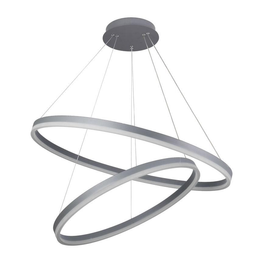 LED Stmívatelný lustr na lanku LED/100W/230V 3000-6500K pr. 80 cm + dálkové ovládání