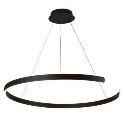 LED Stmívatelný lustr na lanku LED/100W/230V 3000-6500K pr. 80 cm + dálkové ovládání