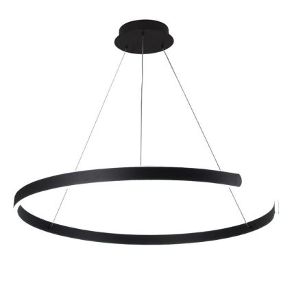 LED Stmívatelný lustr na lanku LED/100W/230V 3000-6500K pr. 80 cm + dálkové ovládání
