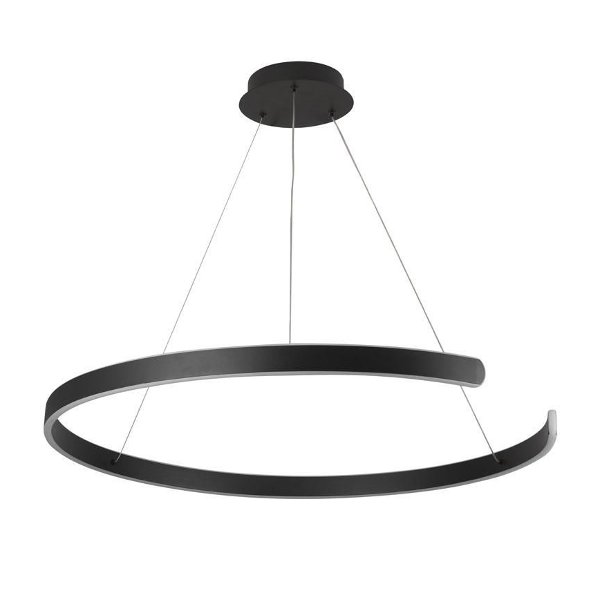 LED Stmívatelný lustr na lanku LED/100W/230V 3000-6500K pr. 80 cm + dálkové ovládání