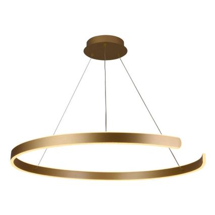 LED Stmívatelný lustr na lanku LED/100W/230V 3000-6500K pr. 80 cm + dálkové ovládání