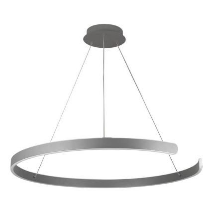 LED Stmívatelný lustr na lanku LED/100W/230V 3000-6500K pr. 80 cm + dálkové ovládání