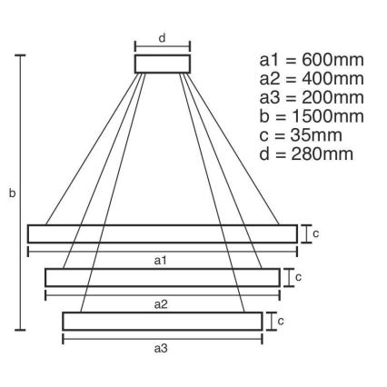 LED Stmívatelný křišťálový lustr na lanku LED/100W/230V 3000-6500K stříbrná + dálkové ovládání