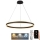 LED Stmívatelný lustr na lanku LED/110W/230V 3000-6500K pr. 80 cm + dálkové ovládání