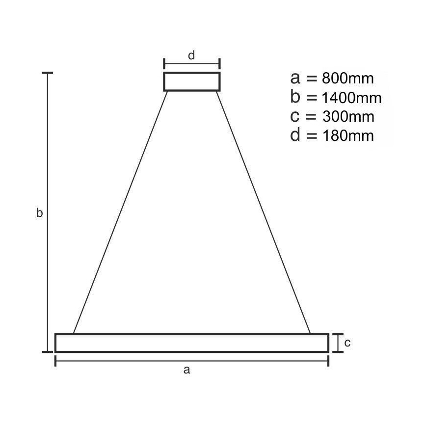 LED Stmívatelný křišťálový lustr na lanku LED/110W/230V 3000-6500K zlatá + dálkové ovládání