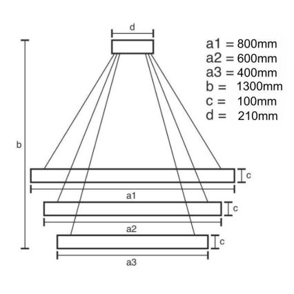 LED Stmívatelný křišťálový lustr na lanku LED/115W/230V 3000-6500K chrom + dálkové ovládání