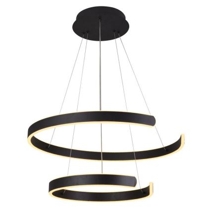 LED Stmívatelný lustr na lanku LED/120W/230V 3000-6500K pr. 60 cm + dálkové ovládání