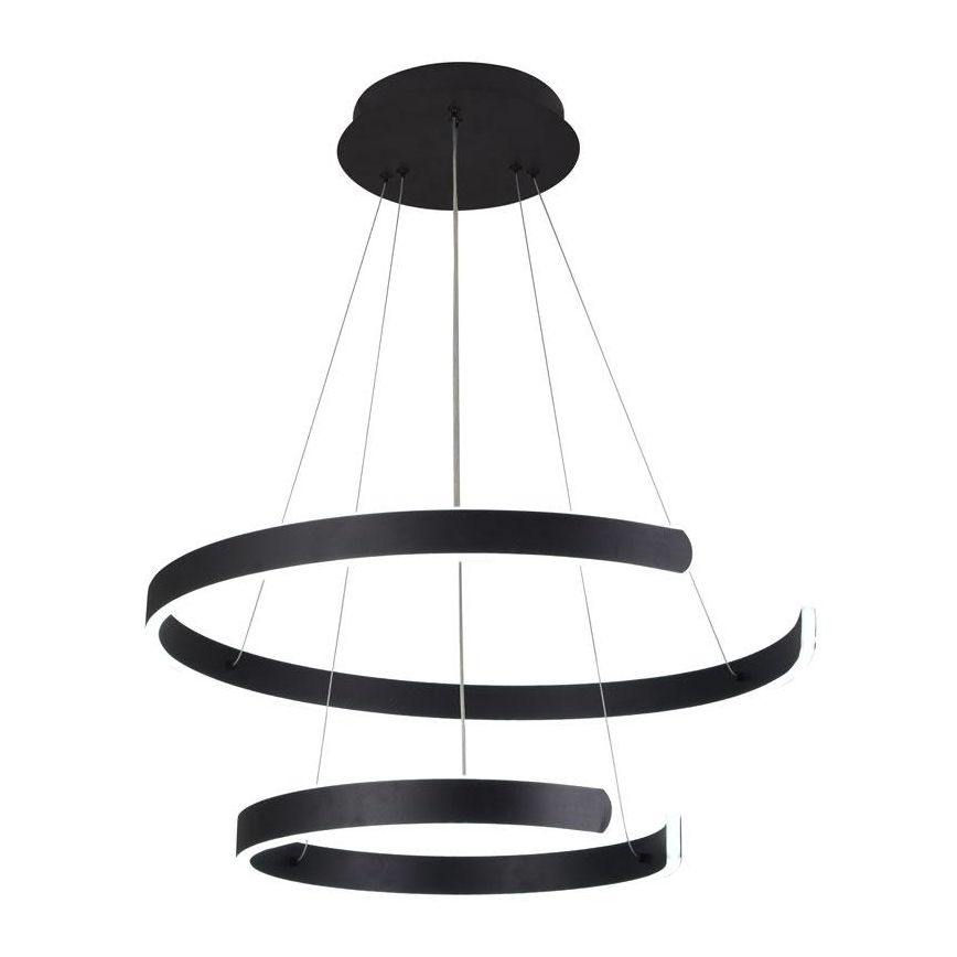 LED Stmívatelný lustr na lanku LED/120W/230V 3000-6500K pr. 60 cm + dálkové ovládání