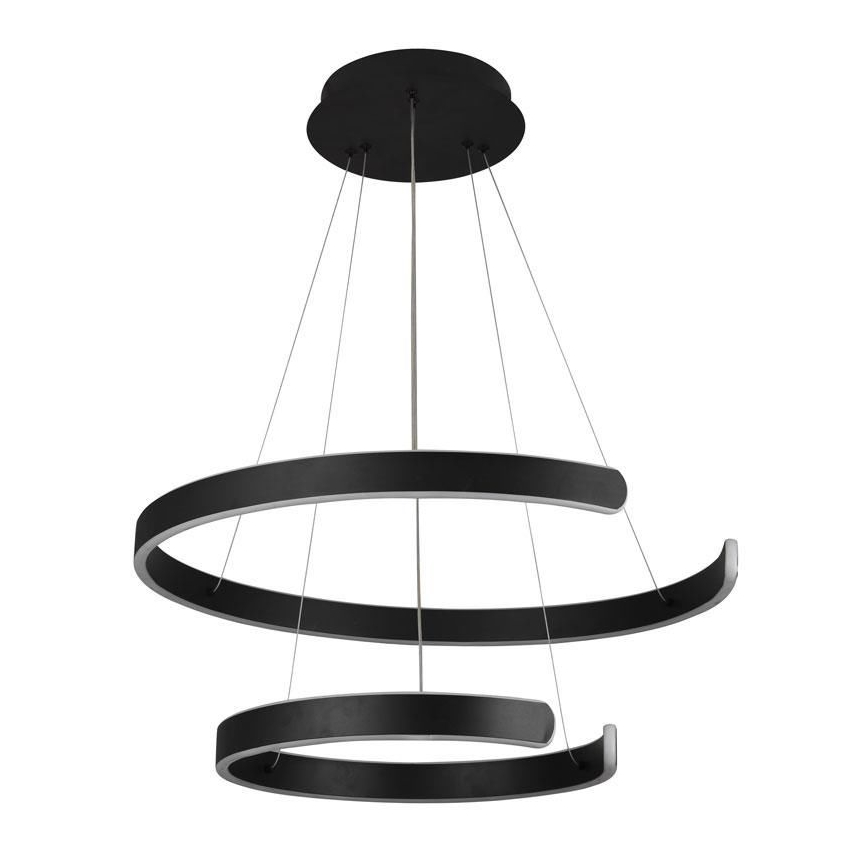 LED Stmívatelný lustr na lanku LED/120W/230V 3000-6500K pr. 60 cm + dálkové ovládání